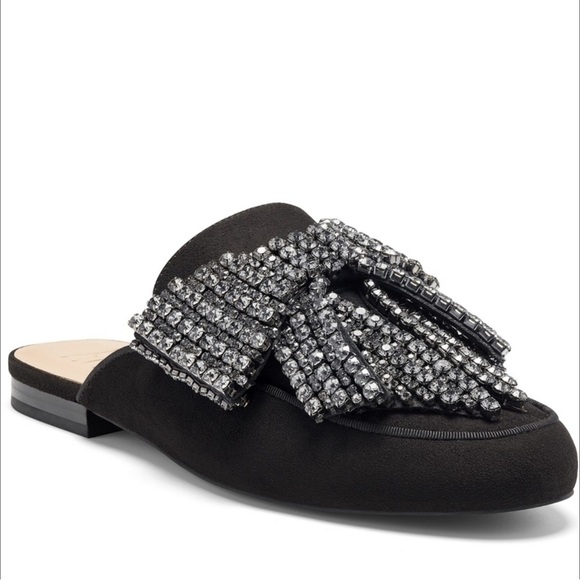 WORN ONCE- INC BLINGED OUT SLIDES - Picture 1 of 5